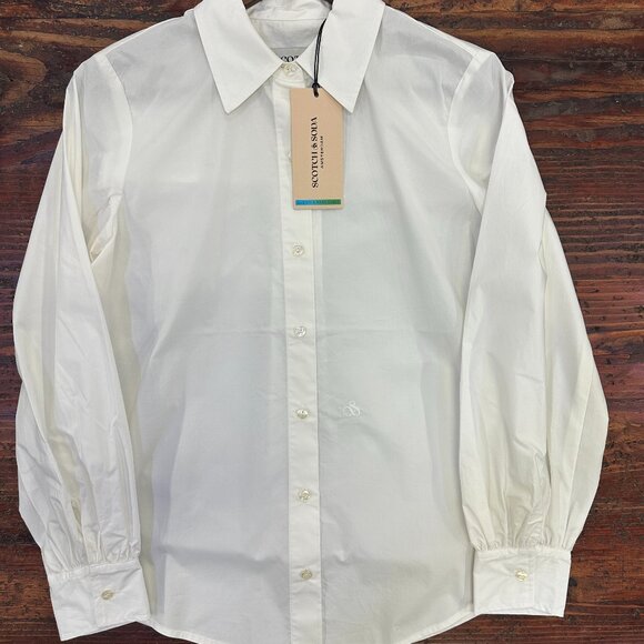 Scotch & Soda | Relaxed Fit Shirt | White XS - Picture 2 of 5